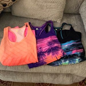 Women’s Xersion workout tanks. Size S